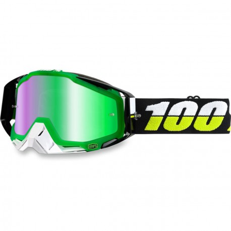 100% Racecraft Simbad, Mirror Green Lens