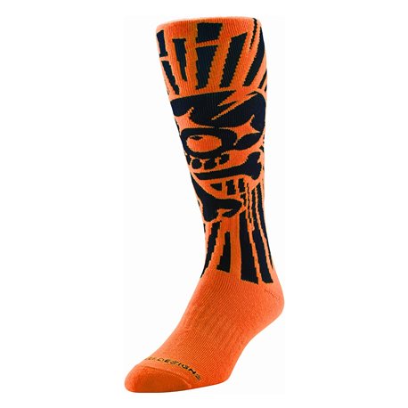 Troy Lee Designs Gp Socks Socken Skully Orange 11-13