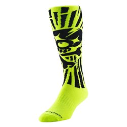 Troy Lee Designs Gp Socks Socken Skully Yellow 11-13