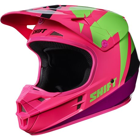 Shift Whit3 Tarmac Helmet Helm Black Pink