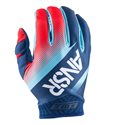 Answer Mx Glove Elite Blue Red 2017 Motocross Handschuhe