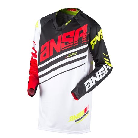 Answer Alpha Jersey White Red Black 2017
